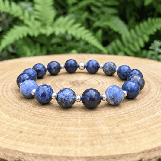 Bracelet  en Sodalite 8mm - 15