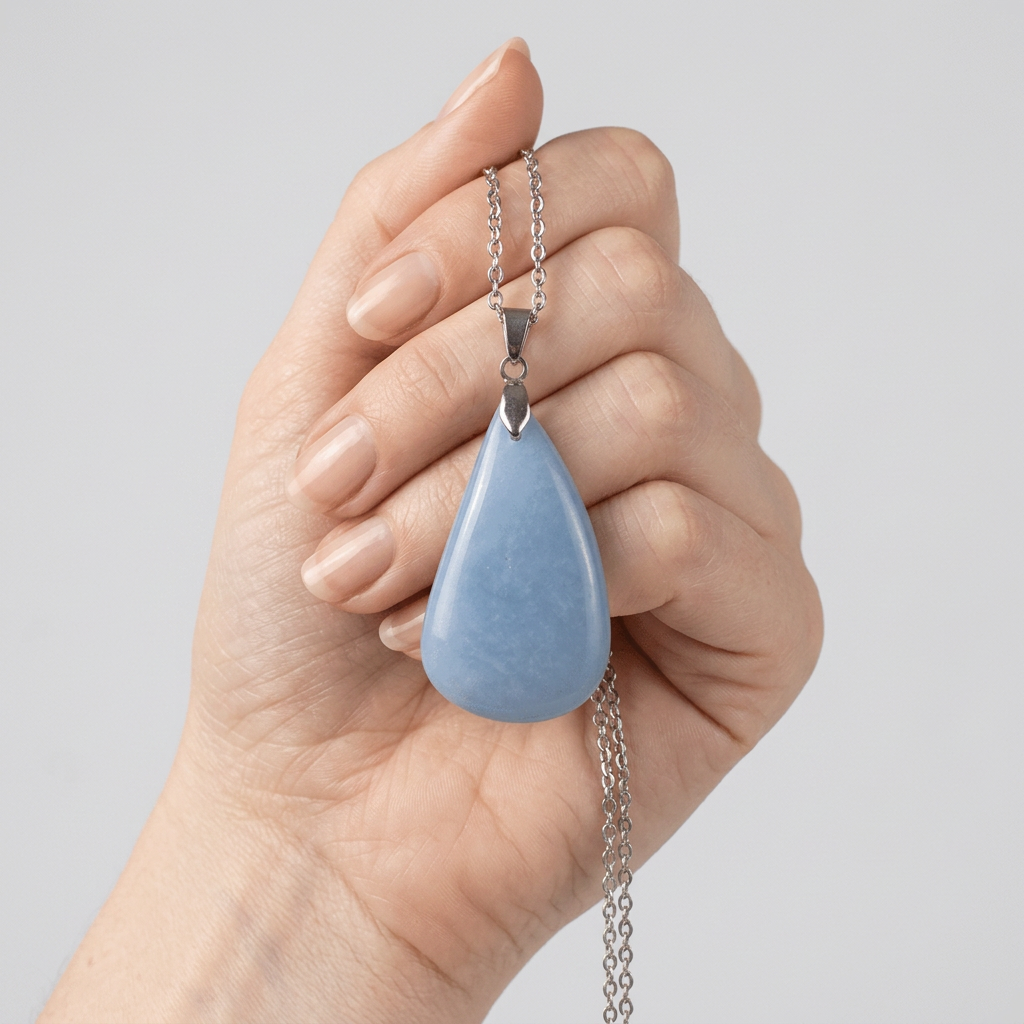 Pendentif en Angélite (PE905)