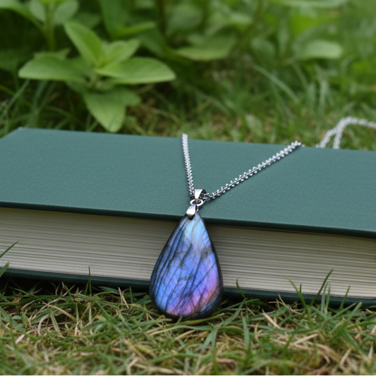 Pendentif en Labradorite violette (PE2149)