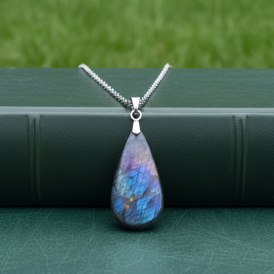 Pendentif en Labradorite violette (PE2151)