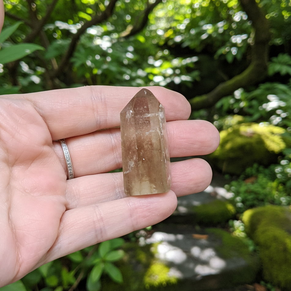 Pointe polie en Citrine 22g (PRGFL760)