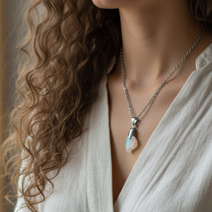 Pendentif en Opale Welo (PE2157)
