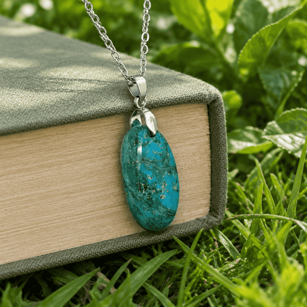 Pendentif en Chrysocolle (PE1648)