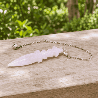 Pendule Thot en Quartz rose (PEND20)