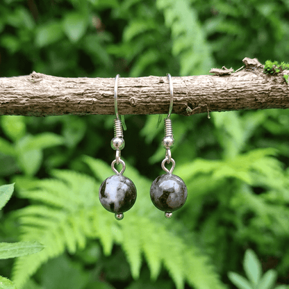 Boucles d'oreilles en Gabbro (BO253)