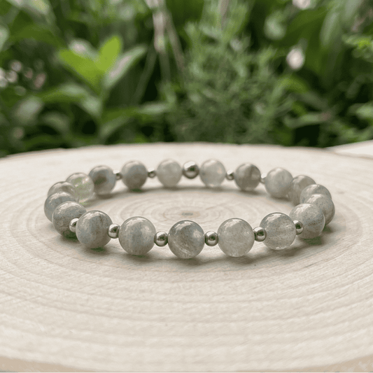 Bracelet en Labradorite en 7,5 mm - 15