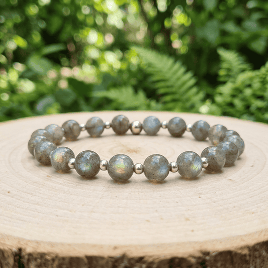 Bracelet en Labradorite en 7mm - 15