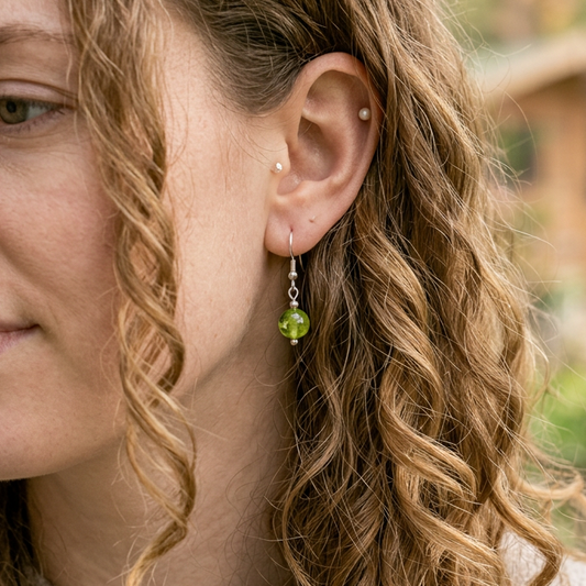 Boucles d'oreilles en Péridot (BO257)