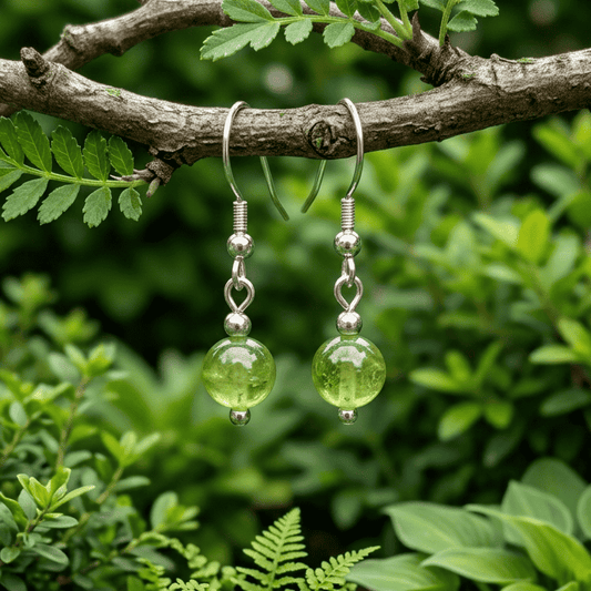 Boucles d'oreilles en Péridot (BO257)