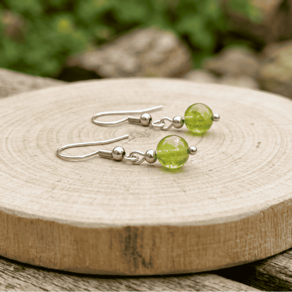 Boucles d'oreilles en Péridot (BO257)