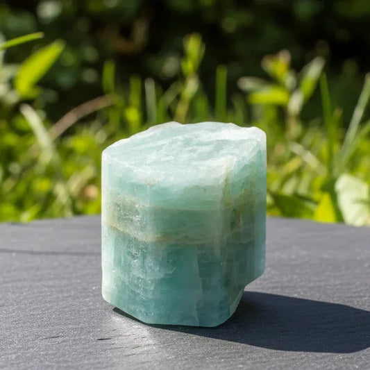 Aigue Marine polie suivant sa forme naturelle 18g (LAP10)