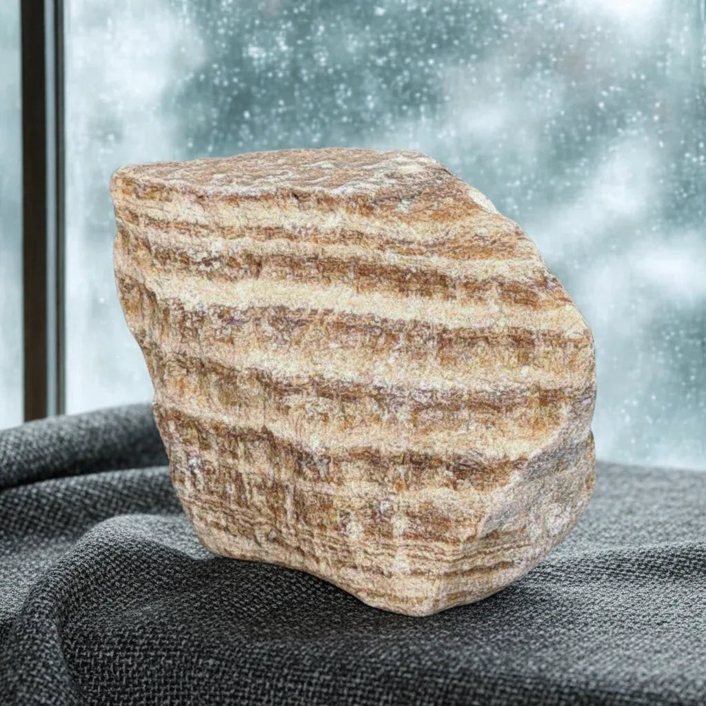 Aragonite brute zonée 113g (MB198)