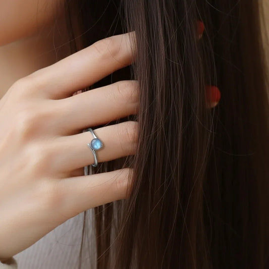 Bague réglable en Labradorite (BAG43-8) - ENAE Minéraux