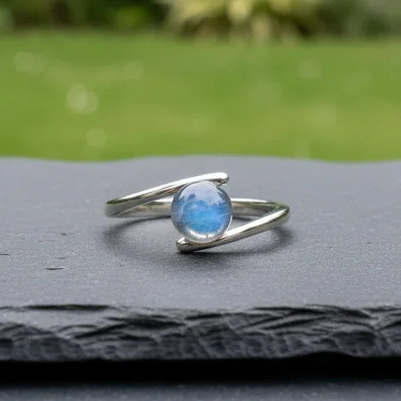 Bague réglable en Labradorite (BAG43-9) - ENAE Minéraux