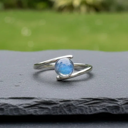 Bague réglable en Labradorite (BAG43-9) - ENAE Minéraux