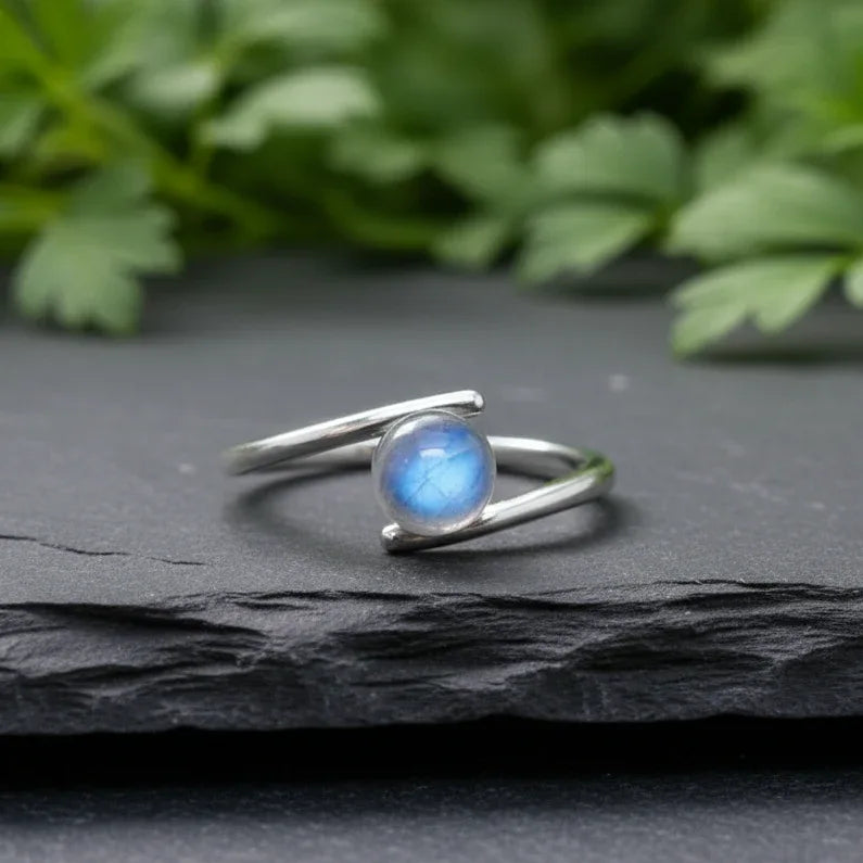 Bague réglable en Labradorite (BAG43-9) - ENAE Minéraux
