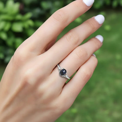 Bague réglable en Hypersthène (BAG63-1)