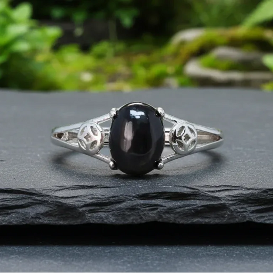 Bague réglable en Hypersthène (BAG63-3)