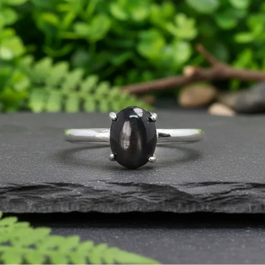 Bague réglable en Hypersthène (BAG63-2)