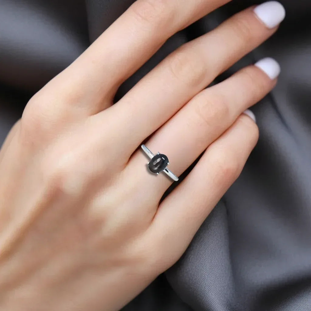 Bague réglable en Hypersthène (BAG63-2)