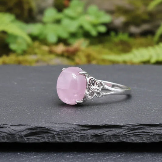 Bague réglable en Kunzite (BAG47-2)