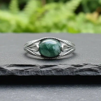 Bague réglable en Séraphinite (BAG73-4)