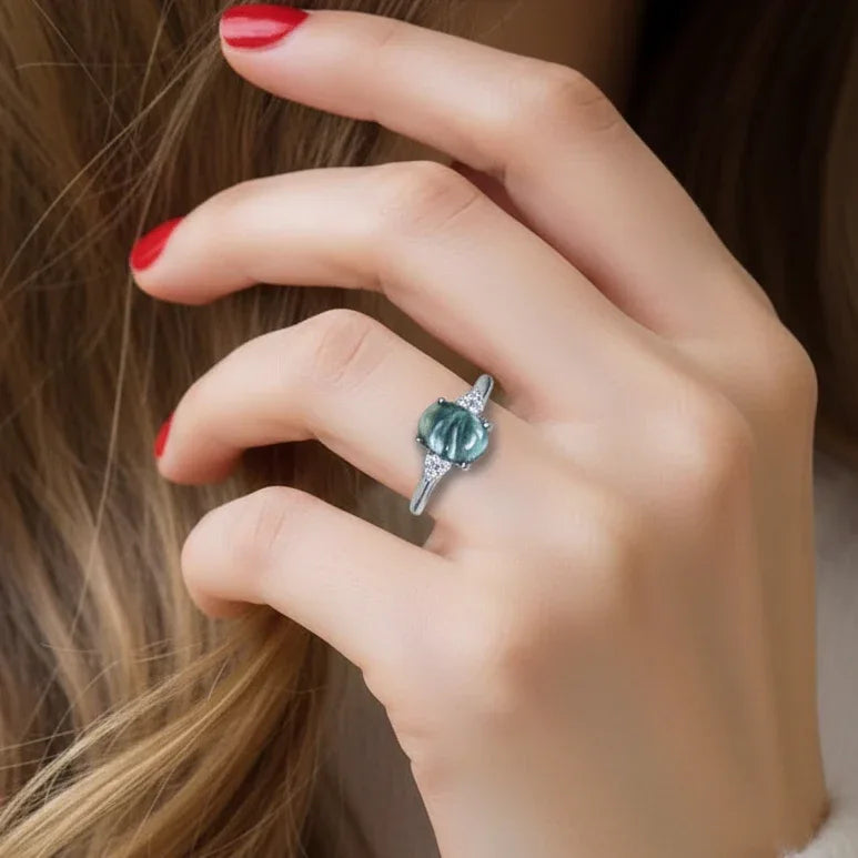 Bague réglable en Séraphinite (BAG73-2)