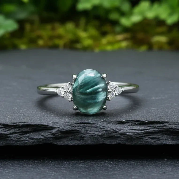 Bague réglable en Séraphinite (BAG73-2)