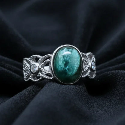 Bague réglable en Séraphinite (BAG73-5)