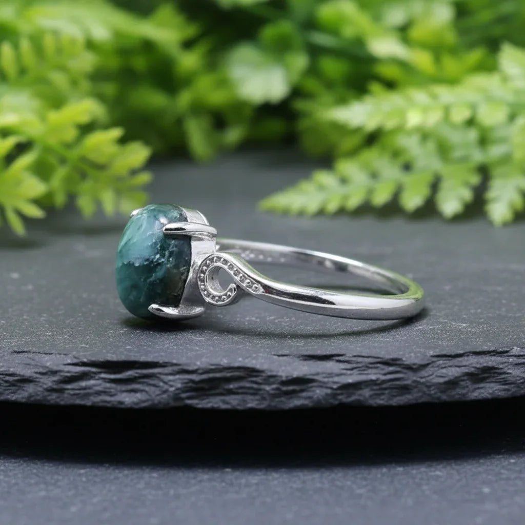 Bague réglable en Séraphinite (BAG73-3)