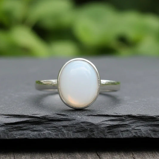 Bague réglable en Péristérite (BAG31-2)