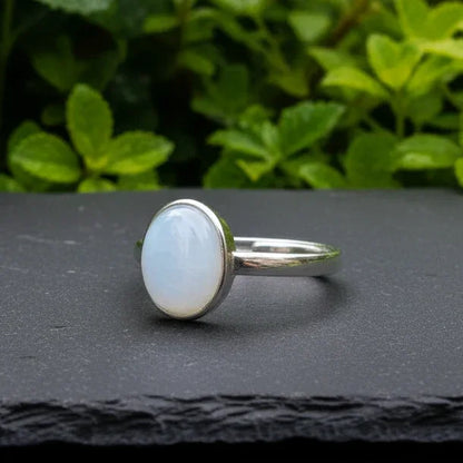 Bague réglable en Péristérite (BAG31-2)