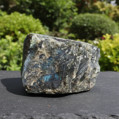 Bloc de Labradorite brut et poli 1357g (LAP352-3)