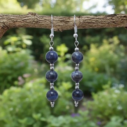 Boucles d'oreilles en Œil de Faucon (BO210)