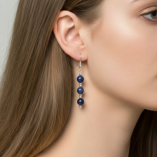 Boucles d'oreilles en Œil de Faucon (BO210)