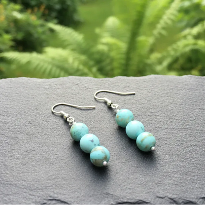 Boucles d'oreilles en Turquoise (BO209)