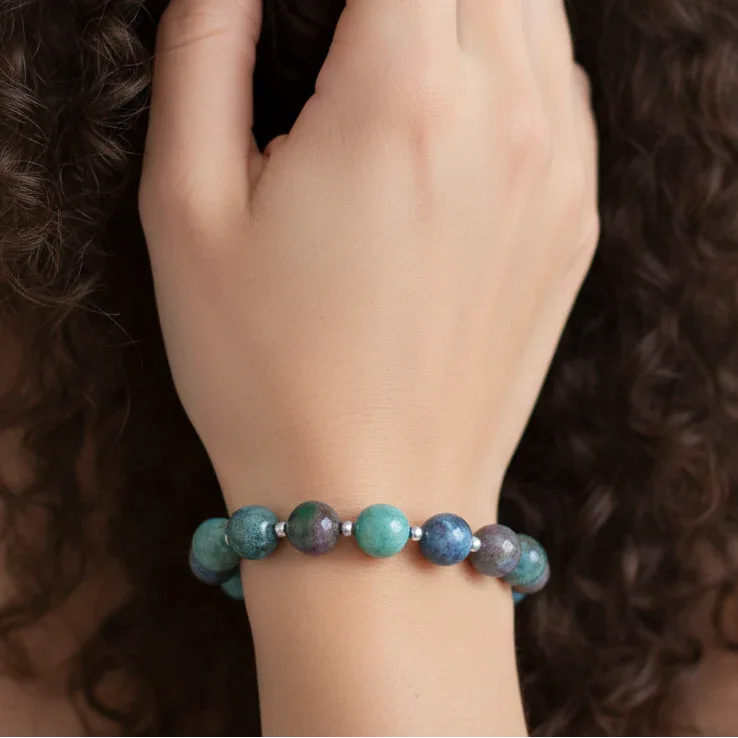 Bracelet en Agate indienne 10mm