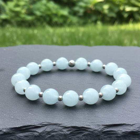 Bracelet en Aigue-Marine