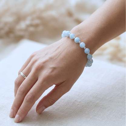 Bracelet en Aigue - Marine