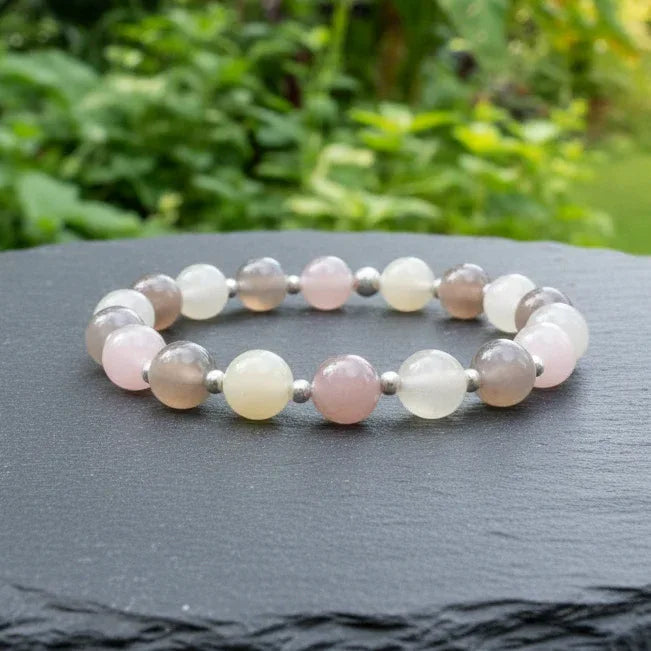 Bracelet en Calcédoine 8mm