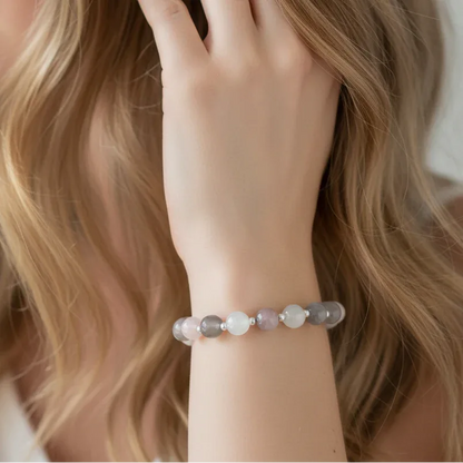 Bracelet en Calcédoine 8mm