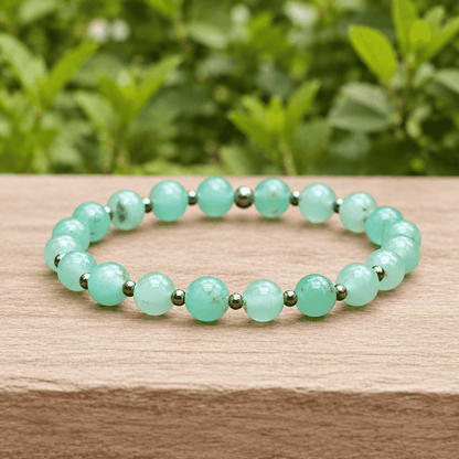 Bracelet en Chrysoprase - 15