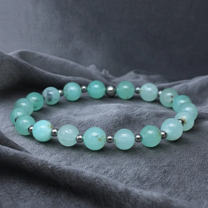 Bracelet en Chrysoprase