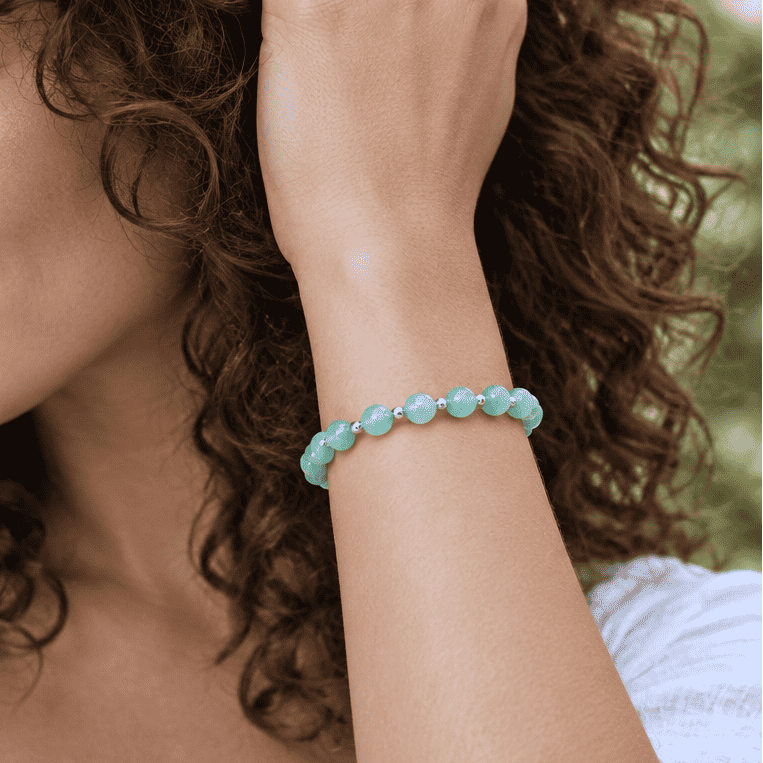 Bracelet en Chrysoprase