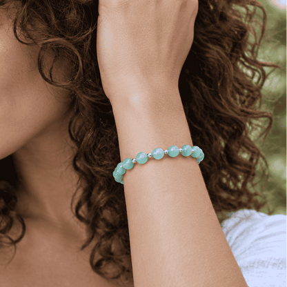 Bracelet en Chrysoprase