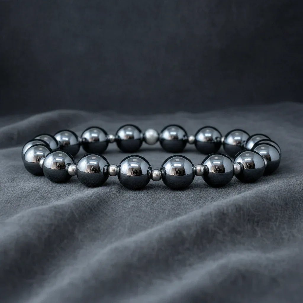 Bracelet en Hématite véritable