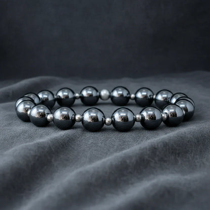 Bracelet en Hématite véritable