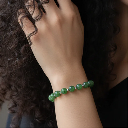Bracelet en Jade Néphrite 8mm