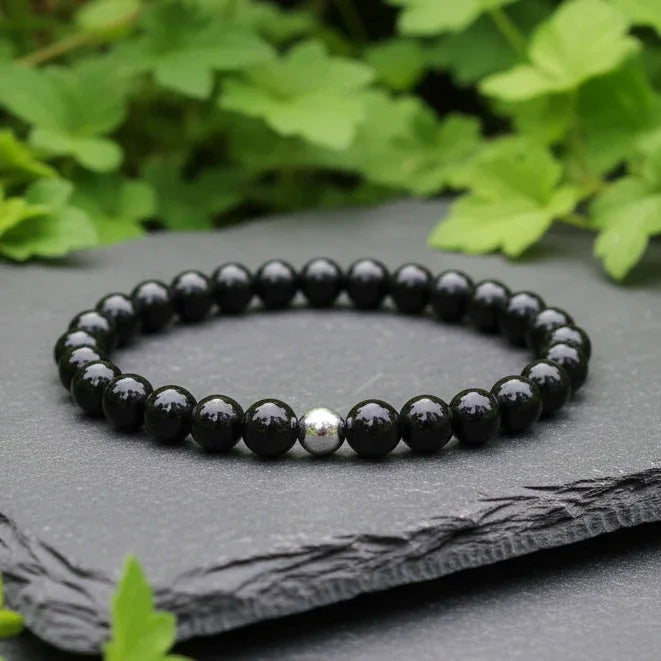 Bracelet en Jais (ou Jet)