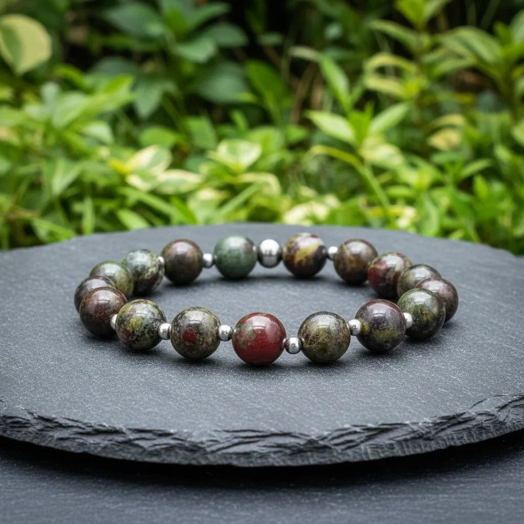 Bracelet en Jaspe Sang de dragon
